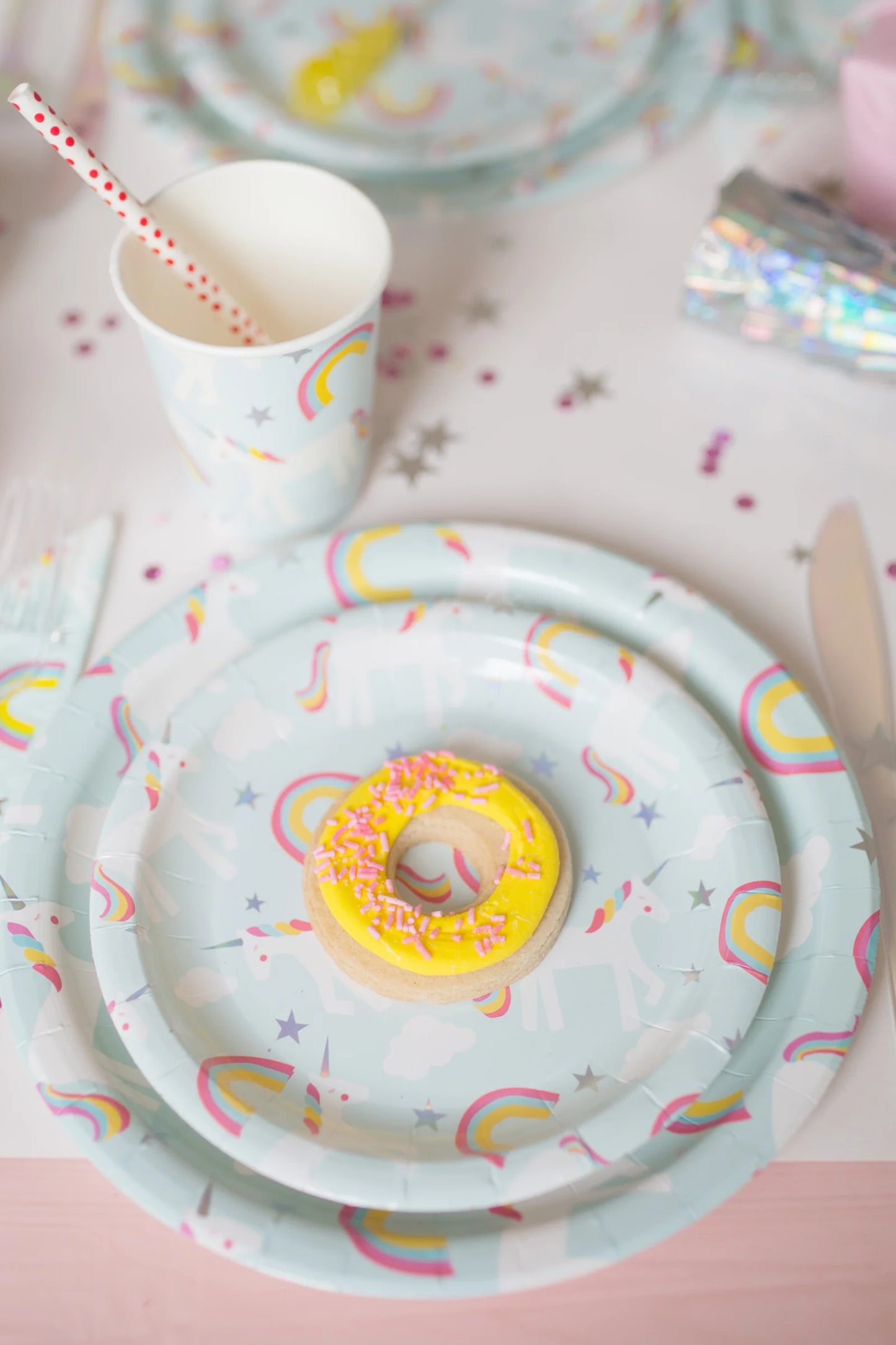 Unicorn Party Plate large 9"