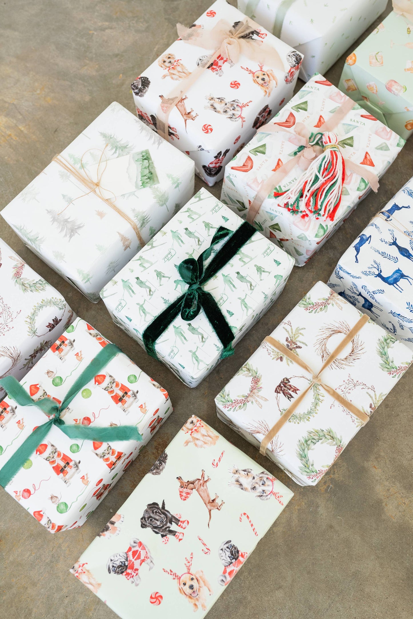 Winter Vacation Gift Wrap Roll