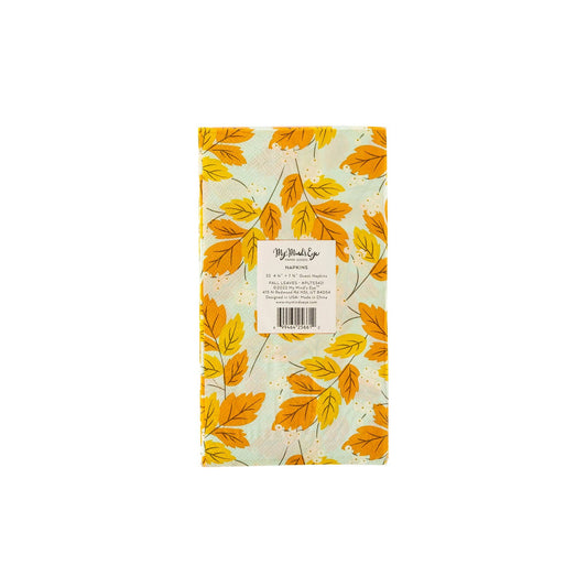 PLTS342I - Fall Leaves Guest Towel Napkin