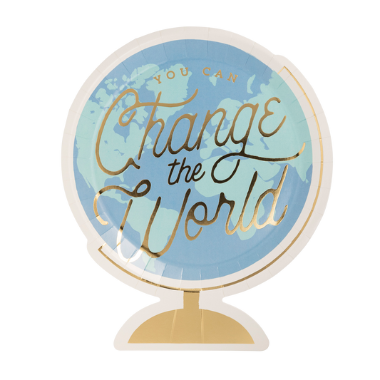 Occasions By Shakira - Back To School Globe Paper Plate