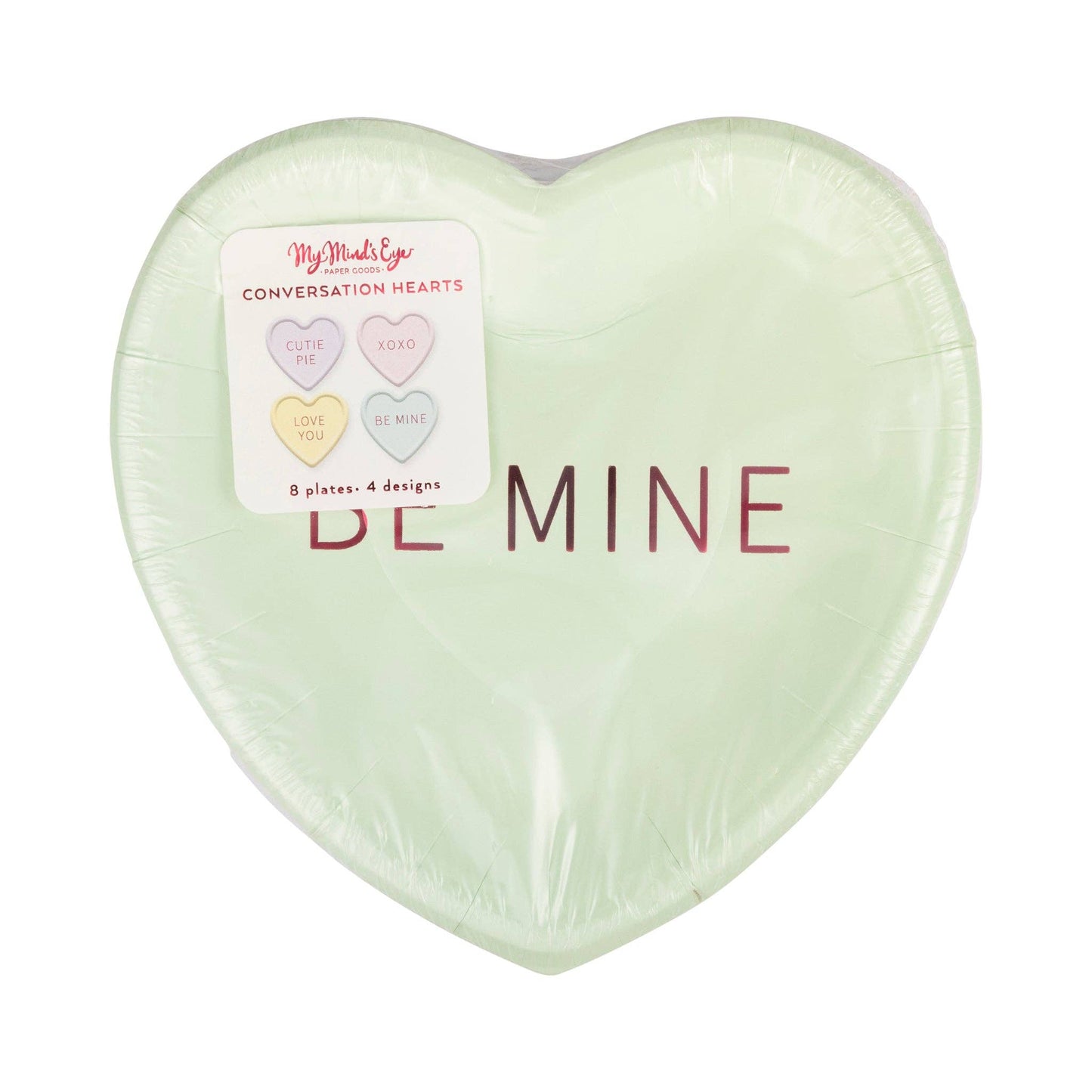 CVH1141 - Conversation Hearts Dessert Plate Set