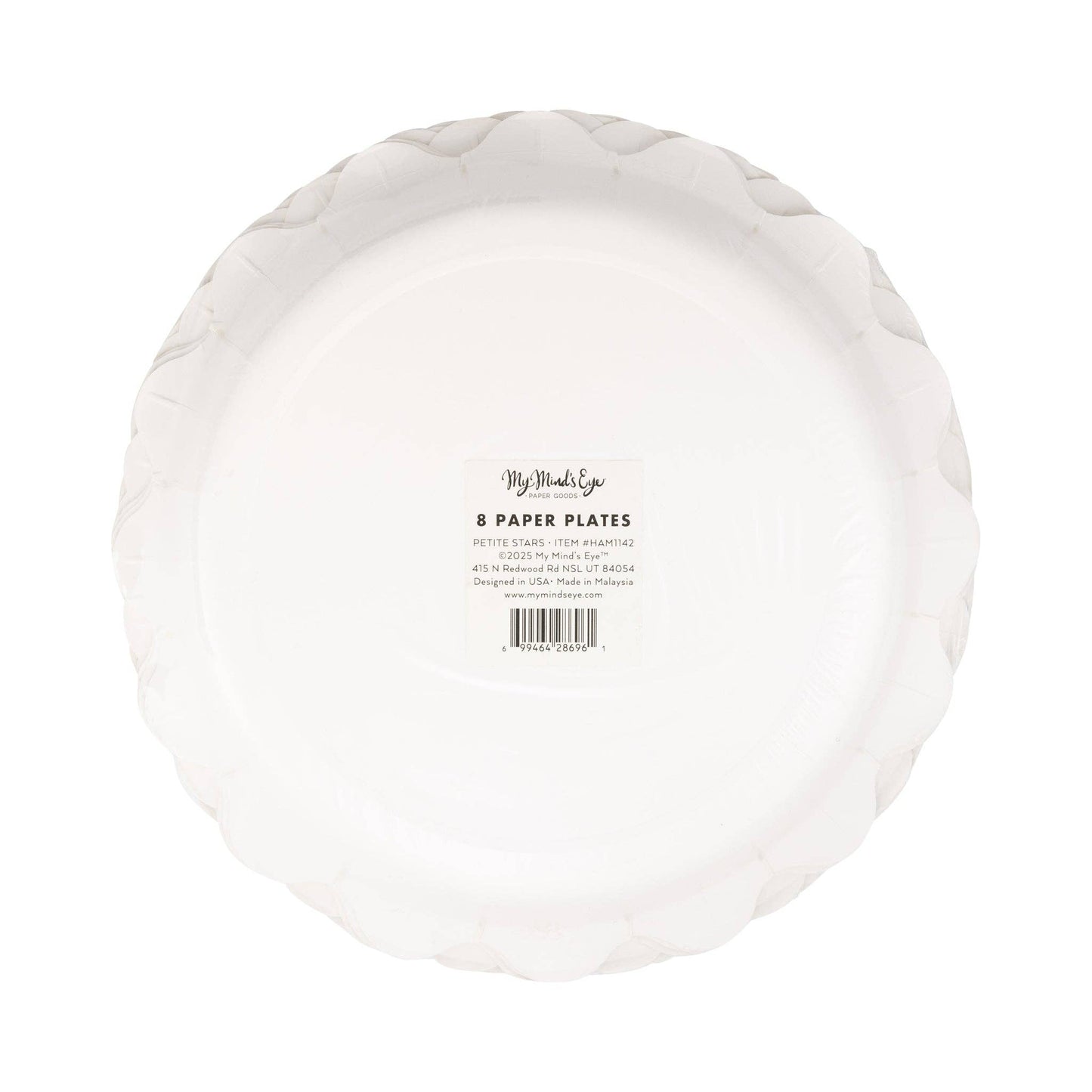 HAM1142 - Hamptons Petite Stars 9" Paper Plate