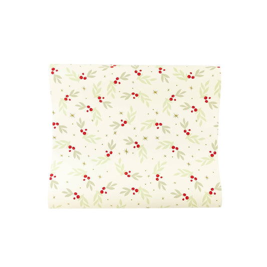 Christmas Boughs Paper Table Runner