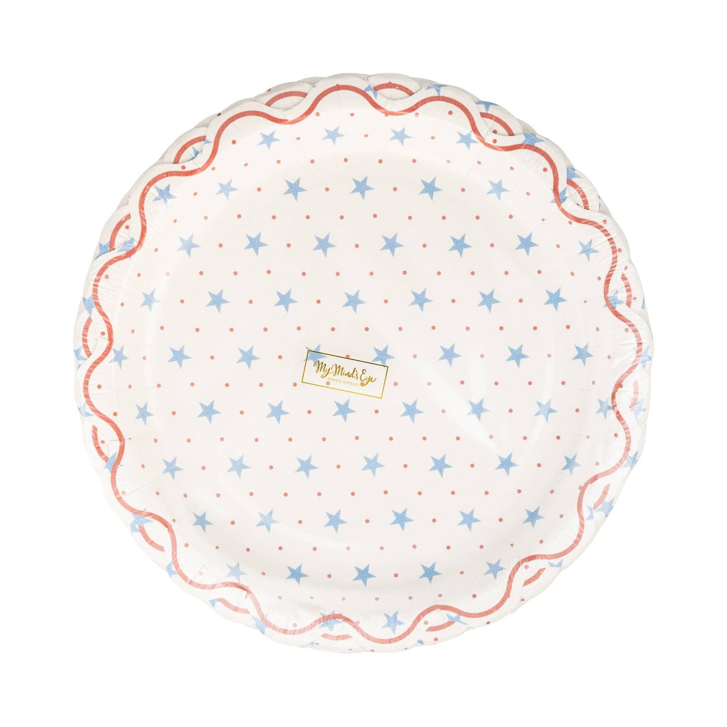 HAM1142 - Hamptons Petite Stars 9" Paper Plate