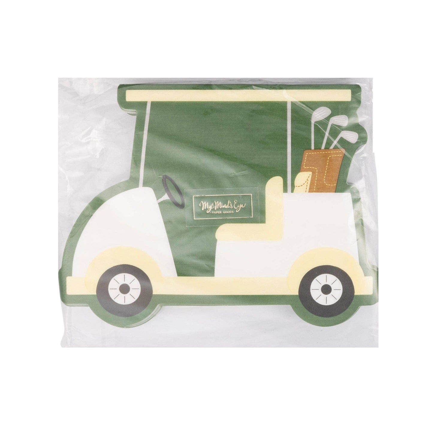 GLF1139 - Golf Cart Shaped Napkins