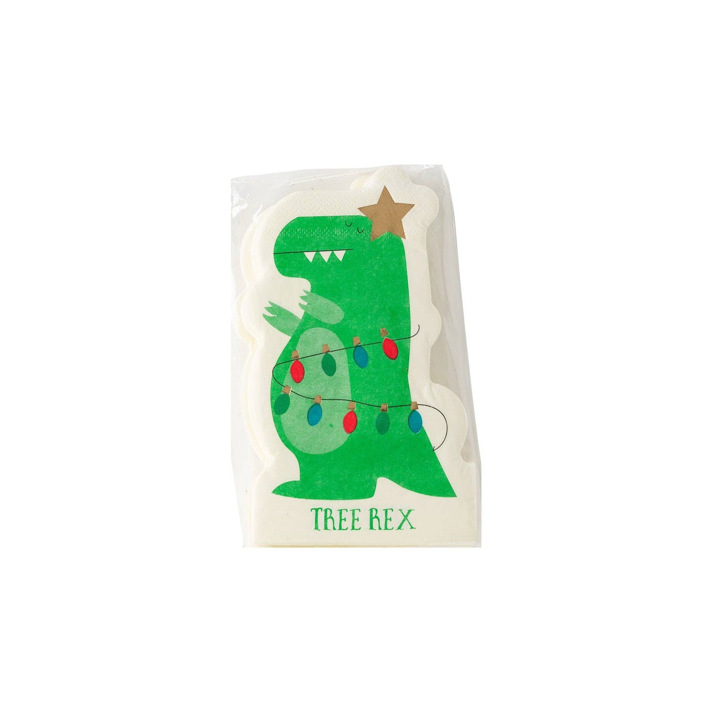 Foiled Tree Rex Shaped Guest Napkin