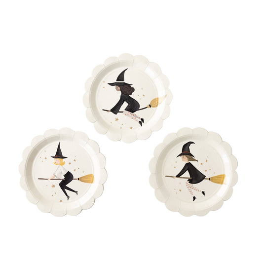 Witching Hour Witches Paper Plate Set