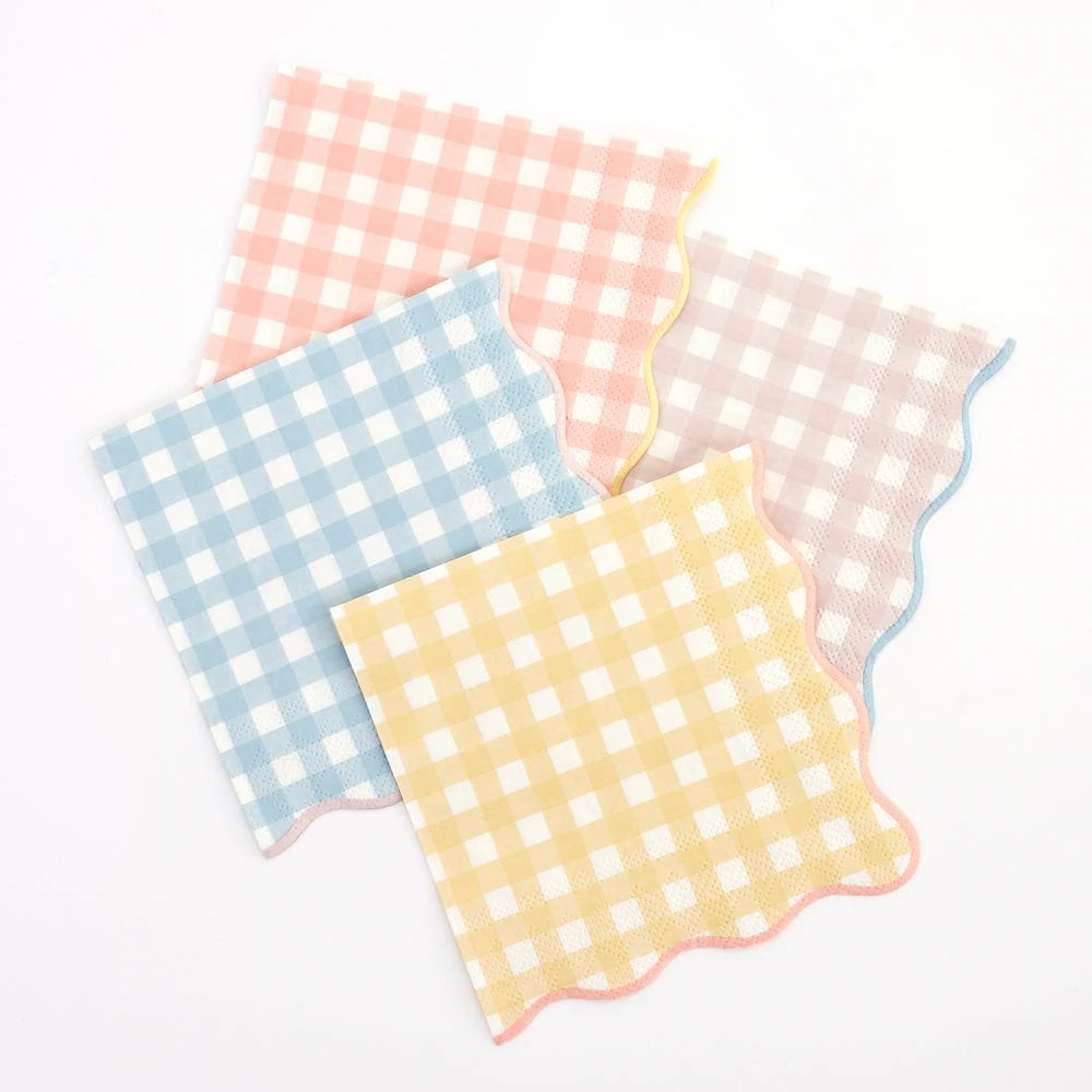 Gingham Small Napkins (set of 20)