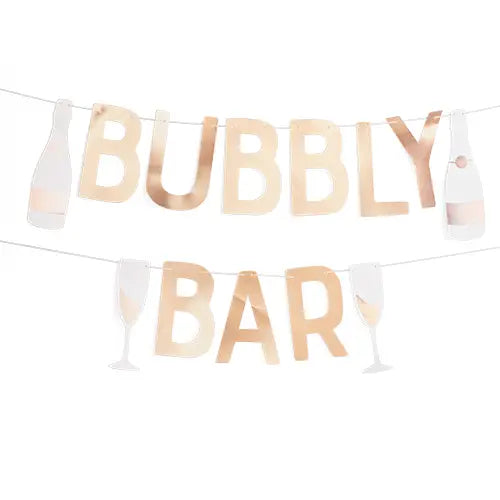 Bubbly Bar Garland by Cakewalk