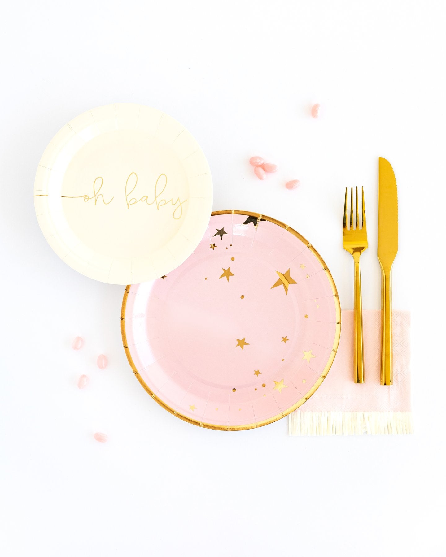 Baby Pink Star Plate