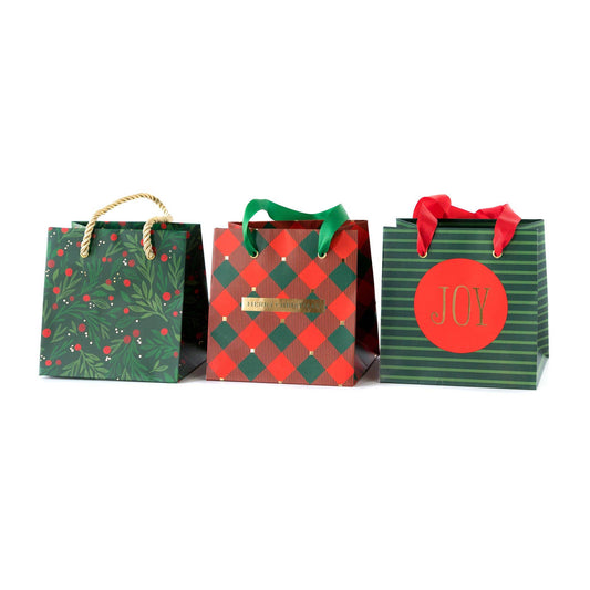 Holly Mini Gift Bag Set