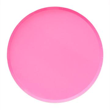 Hot pink 9 inch plate