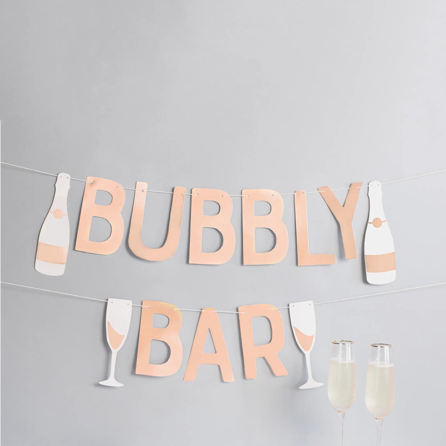 Bubbly Bar Garland by Cakewalk