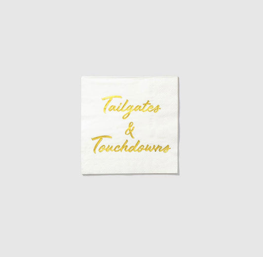 Tailgates and Touchdowns Cocktail Napkins