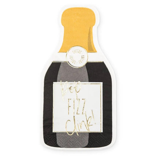 Champagne Bottle Napkins