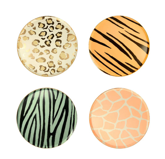 Safari Animal Print Side Plates