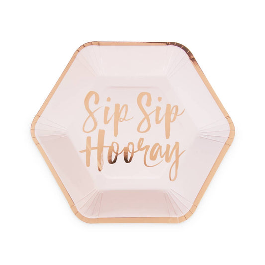 Sip Sip Hooray Appetizer Plate by Cakewalk