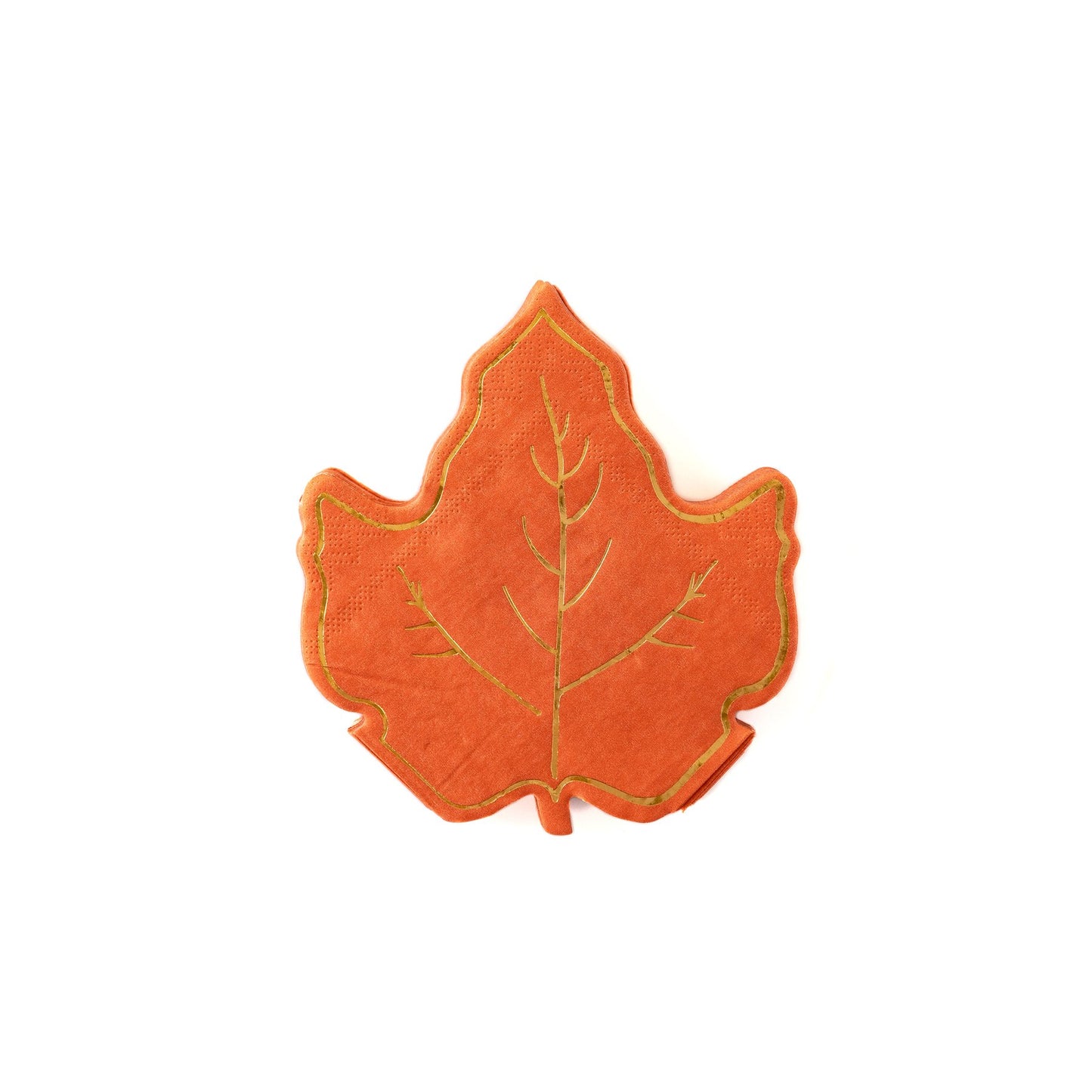 Harvest Maple Leaf Cocktail Napkin
