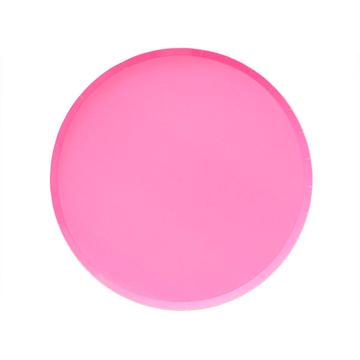 Hot pink 7 inch Plate