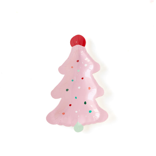 Oui Party Christmas Frosting Tree Plate