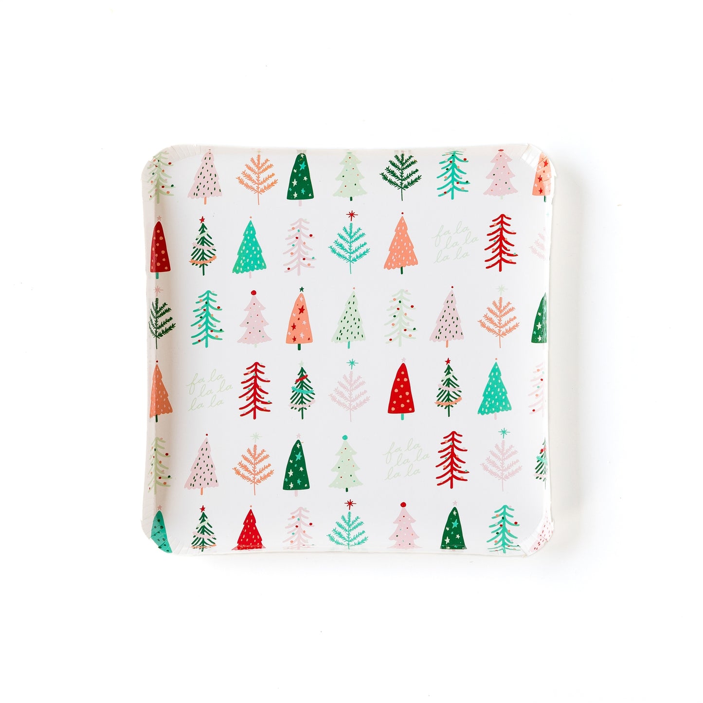 Oui Party Christmas Trees Plate